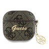 Θήκη Guess Charm Collection Σιλικόνης για Apple AirPods 4 - Καφέ Θήκη Guess Charm Collection Σιλικόνης για Apple AirPods 4 - Καφέ