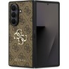 Θήκη Guess 4G Metal Logo Σιλικόνης / Πλαστικό για Samsung Galaxy Z Fold 7 - Καφέ