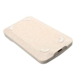 Tellur - Green - 15W Wireless Desk Charger - Cream - Wheat Straw