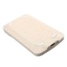 Tellur - Green - 15W Wireless Desk Charger - Cream - Wheat Straw