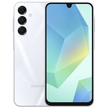 Samsung Galaxy A16 4G Light Gray, μπροστά και πίσω όψη