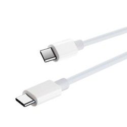 Maxlife MXUC-05 – Καλώδιο USB-C σε USB-C 1 m / 60W, λευκό