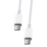 Maxlife MXUC-05 – Καλώδιο USB-C σε USB-C 1 m / 60W, λευκό