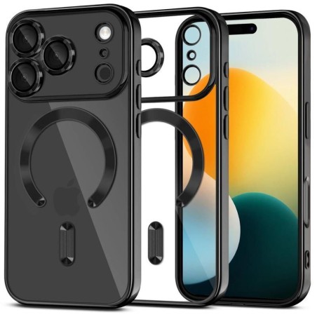Θήκη Tech-Protect Magflex Back Cover για iPhone 17 Pro Max - Μαύρο μπροστινή και πίσω όψη
