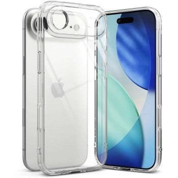 Θήκη Ringke Fusion Back Cover Σιλικόνης για iPhone Air - Διάφανο πίσω και μπροστινή όψη