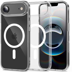 Θήκη Tech-Protect Flexair Hybrid Magsafe Back Cover Σιλικόνης / Πλαστικό για iPhone Air - Διάφανο μπροστινή και πίσω όψη