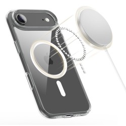 Θήκη Tech-Protect Flexair Hybrid Magsafe Back Cover Σιλικόνης / Πλαστικό για iPhone Air - Διάφανο έμφαση στην magsafe λειτουργία