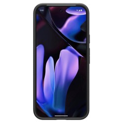 Θήκη Spigen Liquid Air Σιλικόνης / Πλαστικό για Google Pixel 9 Pro XL - Μαύρο μπρος όψη σε συσκευή