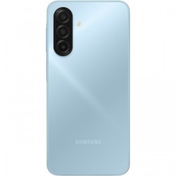 Samsung Galaxy A17 4G σε γαλάζιο χρώμα πίσω όψη με τριπλή πίσω κάμερα 50MP