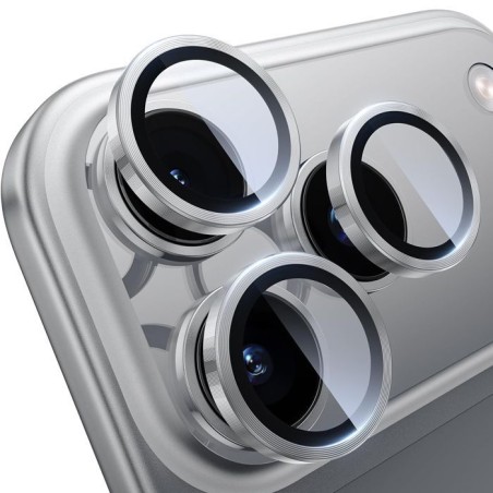Camera Lens Tempered Glass για iPhone 17 Pro / 17 Pro Max τοποθετημένα σε συσκευή