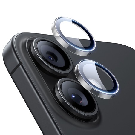 Camera Lens Tempered Glass για iPhone 17 τοποθετημένα σε συσκευή