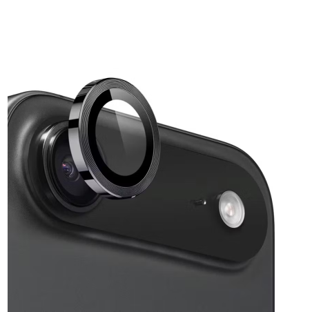Camera Lens Tempered Glass για iPhone Air - Μαύρο τοποθετημένα σε συσκευή