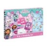 Totum: Gabby's Dollhouse - 3 In 1 Creativity Set Diamond Painting, Glitter Charm Bracelets & Spray Pens (TT420366) Totum: Gabby's Dollhouse - 3 In 1 Creativity Set Diamond Painting, Glitter Charm Bracelets & Spray Pens (TT420366)