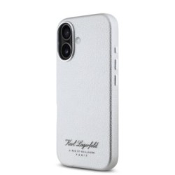 Karl Lagerfeld “Rue St.Guillaume Logo Collection” Θήκη προστασίας από σιλικόνη – iPhone 16 Γκρι