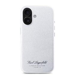 Karl Lagerfeld “Rue St.Guillaume Logo Collection” Θήκη προστασίας από σιλικόνη – iPhone 16 Γκρι