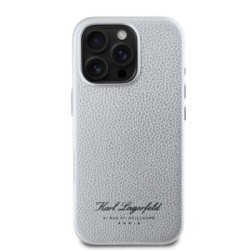 Karl Lagerfeld “Rue St.Guillaume Logo Collection” Θήκη προστασίας από σιλικόνη – iPhone 16 Pro Γκρι