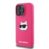 Karl Lagerfeld Magsafe Silicone Case "Choupette's Head" Θήκη προστασίας από σιλικόνη – iPhone 16 Pro Fuchsia – KLHMP16LSCHPPLF