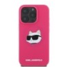 Karl Lagerfeld Magsafe Silicone Case "Choupette's Head" Θήκη προστασίας από σιλικόνη – iPhone 16 Pro Fuchsia – KLHMP16LSCHPPLF