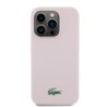 Lacoste Magsafe Croc Logo Hard Case Θήκη προστασίας από Σιλικόνη για iPhone 15 Pro Ροζ