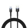 Tellur - Micro USB Cable 3A - Black - Καλώδιο δεδομένων USB σε Micro USB με φως LED, 1,2 μέτρα Tellur - Micro USB Cable 3A - Black - Καλώδιο δεδομένων USB σε Micro USB με φως LED, 1,2 μέτρα