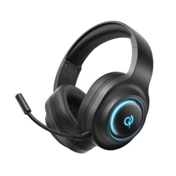 QCY Heroad V200 Ασύρματο Over Ear Gaming Headset με σύνδεση Bluetooth σε μαύρο χρώμα με μικρόφωνο