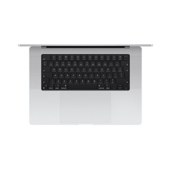 Apple MacBook Pro (2024) 16.2" Retina Display 120Hz (M4-Pro 14‑core/24GB/512GB SSD) US σε ασημί χρώμα πληκτρολόγιο