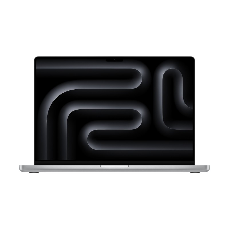 Apple MacBook Pro (2024) 16.2" Retina Display 120Hz (M4-Pro 14‑core/24GB/512GB SSD) US σε ασημί χρώμα με ενεργή οθόνη retina 16" Apple MacBook Pro (2024) 16.2" Retina Display 120Hz (M4-Pro 14‑core/24GB/512GB SSD) US σε ασημί χρώμα με ενεργή οθόνη retina 16"