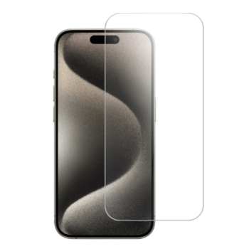 Tempered Glass για Apple iPhone 16 τοποθετημένο μπροστά από συσκευή
