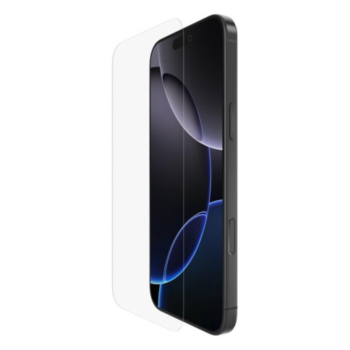 Tempered Glass για Apple iPhone 16 Pro τοποθετημένο μπροστά από συσκευή