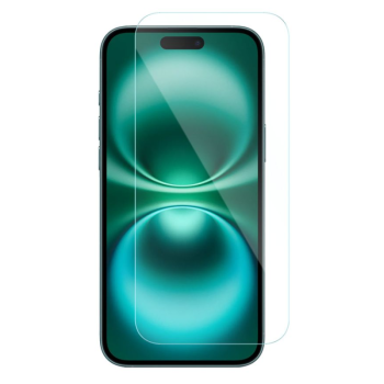 Tempered Glass για Apple iPhone 16 Plus τοποθετημένο μπροστά από συσκευή