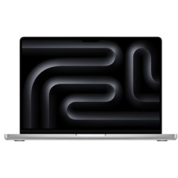 Apple MacBook Pro 14" με Apple επεξεργαστή Μ4 10-core σε ασημί χρώμα με ενεργή retina οθόνη 14,2"