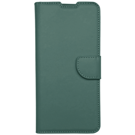 Θήκη flip με υποδοχή καρτών και δυνατότητα STAND για Samsung Galaxy A17 - Σκούρο Πράσινο μπροστινή όψη