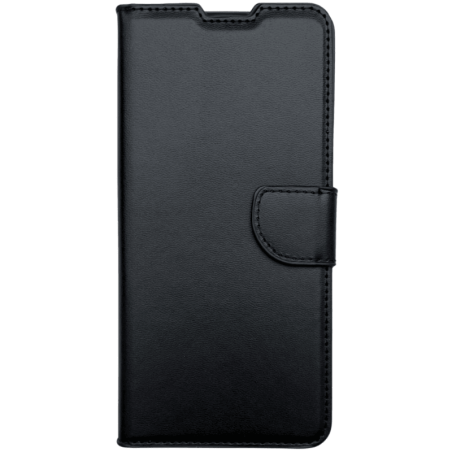 Θήκη flip με υποδοχή καρτών και δυνατότητα STAND για Samsung Galaxy A17 - Μαύρο μπροστινή όψη