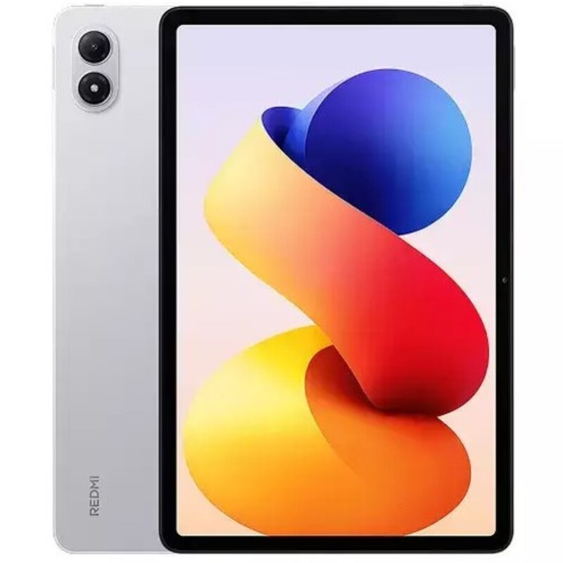 Xiaomi Redmi Pad 2 Pro σε ασημί χρώμα μπροστινή και πίσω όψη με ενεργή οθόνη IPS 12.1" και πίσω κάμερα 8MP Xiaomi Redmi Pad 2 Pro σε ασημί χρώμα μπροστινή και πίσω όψη με ενεργή οθόνη IPS 12.1" και πίσω κάμερα 8MP