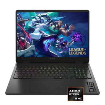 HP Omen 16-ap0053dx shadow black προεπισκόπηση laptop με ενεργή οθόνη