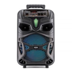 The Source Karaoke Speaker with Mic ver.2 Ηχείο με λειτουργία karaoke με μικρόφωνο και χειριστήριο σε μαύρο χρώμα 125991
