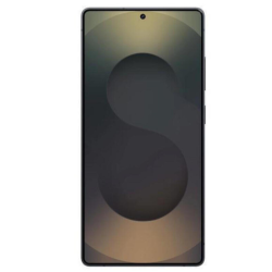 Samsung Galaxy S25 Ultra 5G σε jetblack χρώμα προεπισκόπηση μπροστινής πλευράς με ενεργή οθόνη