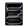 Apple iPad Pro 2025 σε μαύρο χρώμα σε μπροστινή  προεπισκόπηση με ενεργή οθόνη 13"