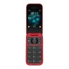 Nokia 2660 Flip Dual SIM με Ελληνικό Μενού σε κόκκινο χρώμα προεπισκόπηση ανοιχτού κινητού με ενεργή οθόνη