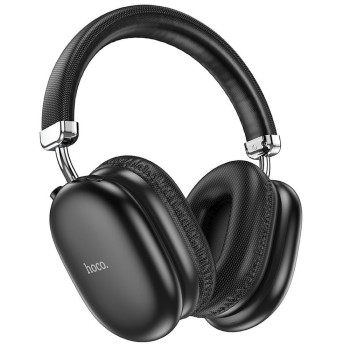 Hoco W35 Max Joy Ασύρματα / Ενσύρματα Over Ear Ακουστικά σε μαύρο χρώμα με έως 40 ώρες λειτουργίας