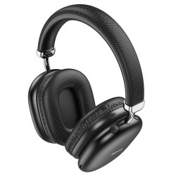 Hoco W35 Max Joy Ασύρματα / Ενσύρματα Over Ear Ακουστικά σε μαύρο χρώμα με έως 40 ώρες λειτουργίας
