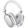 Hoco W35 MAX Ασύρματα / Ενσύρματα Over Ear Ακουστικά - Ασημί