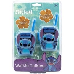 eKids Lilo & Stitch Σετ 2 Walkie Talkies για παιδιά & ενήλικες με ενσωματωμένο μεγάφωνο και εμβέλεια 150 μέτρων SH-207 Μπλε/Γαλά