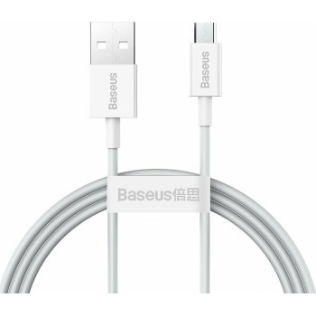 Baseus Superior Series Regular USB 2.0 to micro USB Cable λευκό 1 μέτρο