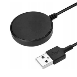 Hurtel Φορτιστής για Samsung Galaxy Watch Μαύρος με USB-A