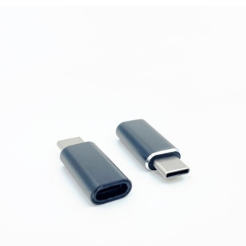 Maxlife Μετατροπέας Lightning female σε USB-C male - Γκρι προεπισκόπηση μετατροπέα
