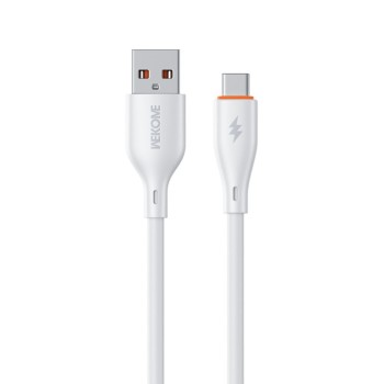 WK USB 2.0 USB-C to USB-A Cable 66W 1m σε λευκό χρώμα