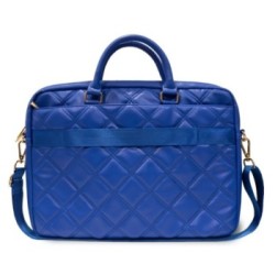 Guess - Quilted 4G Τσάντα κατάλληλη για laptop 16" – Blue