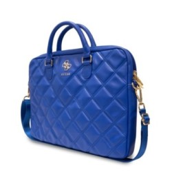 Guess - Quilted 4G Τσάντα κατάλληλη για laptop 16" – Blue