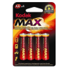 Kodak Max Αλκαλικές Μπαταρίες AA 1.5V 4τμχ